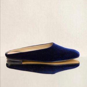 MARYAM NASSIR ZADEH Blue Velvet Maryam Flat